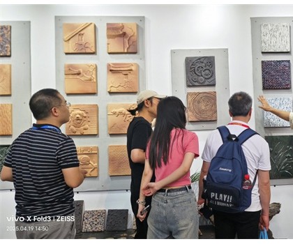 第42屆佛山陶博會(huì)期間，陳工陶純手工陶藝磚新品驚艷亮相